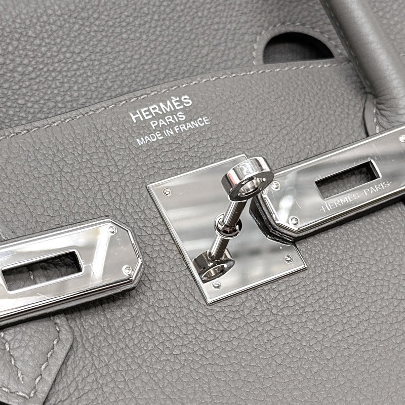 エルメス HERMES バーキン40 バーキン 40 バッグ トートバッグ トゴ エタン グレー シルバー金具