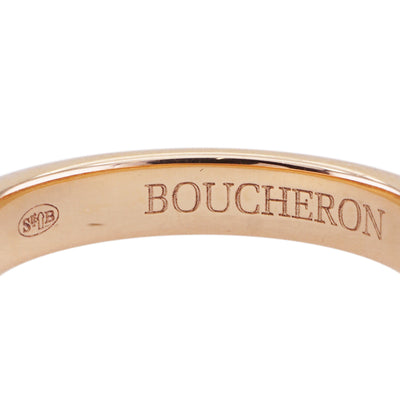 ブシュロン BOUCHERON ゴドロン リング ゴドロンリング godron リング 指輪 Pt950/750PG ピンク 結婚指輪 マリッジリング ペア