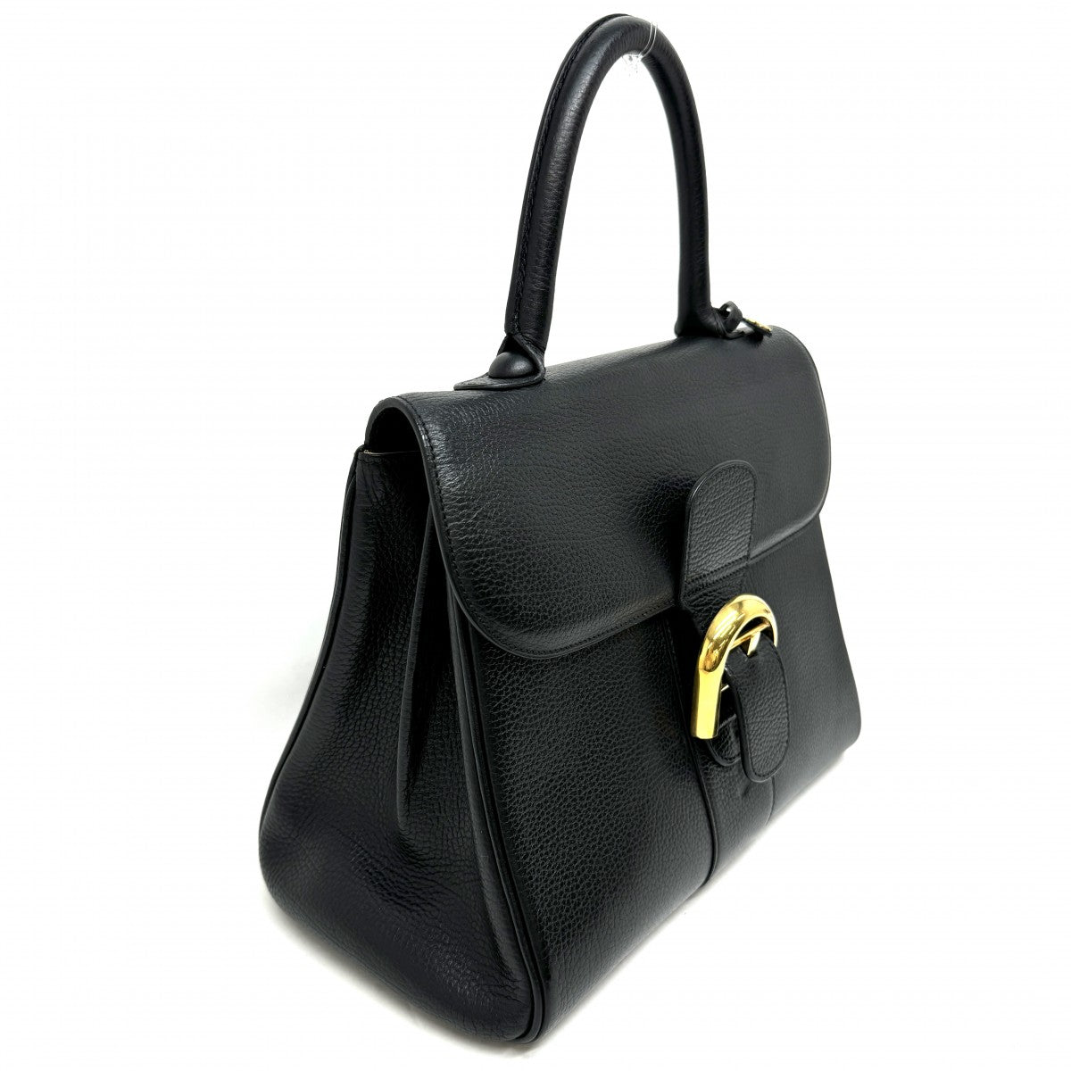 DELVAUX 델 바우 Brillon PM Brillon PM 가방, 토트 백, 가죽, 검은 색, 금 피팅