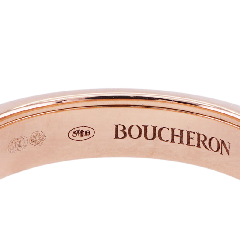 ブシュロン BOUCHERON キャトル クラシック リング ハーフ キャトルリング ピンクゴールド ブラウンPVD quatre classique リング 指輪 750PG ピンク キャトル　クラシック