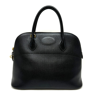 HERMES HERMES Bolide 35 Bolide 35 Bag, tote bag, Ardennes, Noir, black, gold hardware, handbag