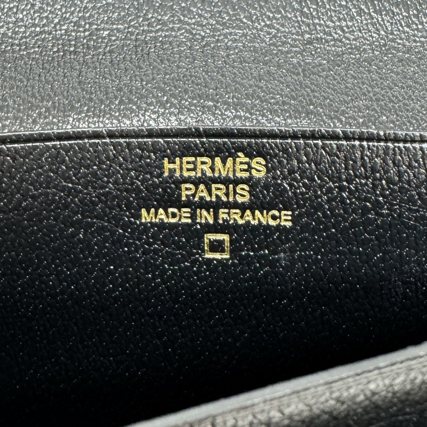 HERMES 爱马仕 Bearn classique Bearn 钱包长钱包长钱包鳄鱼鳄鱼黑色金属异国