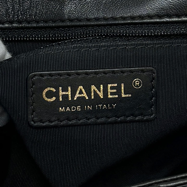 シャネル CHANEL マトラッセ バッグ ショルダーバッグ ラムスキン ブラック 黒 ゴールド金具 チェーンショルダーバッグ Sフラップ Wチェーン シングルフラップ ダブルチェーンココマーク ターンロック