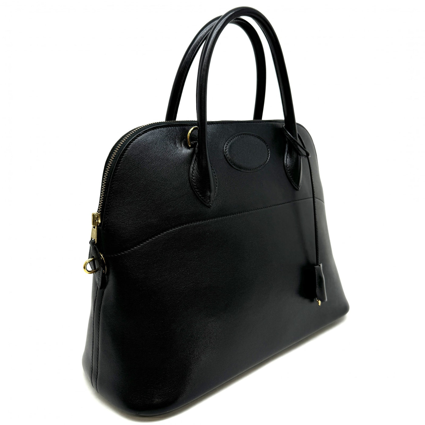 HERMES HERMES Bolide 35 Bolide 35 Bag, Tote Bag, Shoulder Bag, Leather, Noir, Black, Gold Fittings