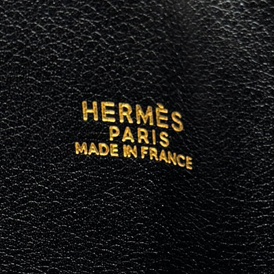 HERMES 헤르메스 Bolide 35 Bolide 35 가방, 토트 백, 숄더백, 가죽, 느와르, 검은 색, 금 피팅