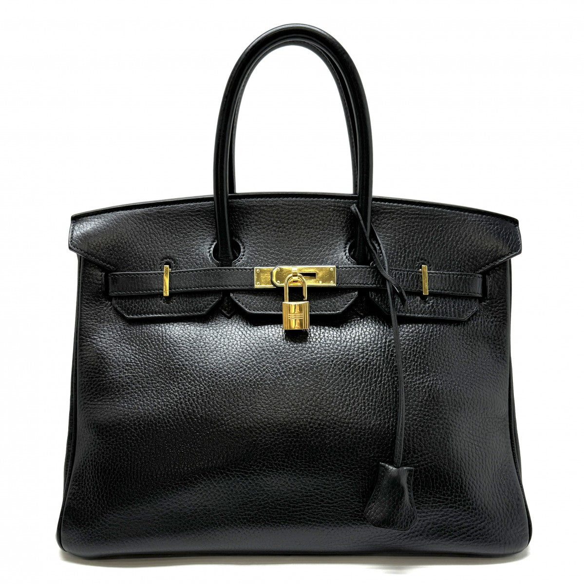 HERMES 헤르메스 Birkin 35 Birkin 35 가방, 토트 백, Ardennes, Noir, Black, Gold Fittings