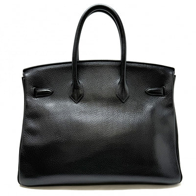 HERMES HERMES Birkin 35 Birkin 35 Bag, tote bag, Ardennes, noir, black, gold fittings