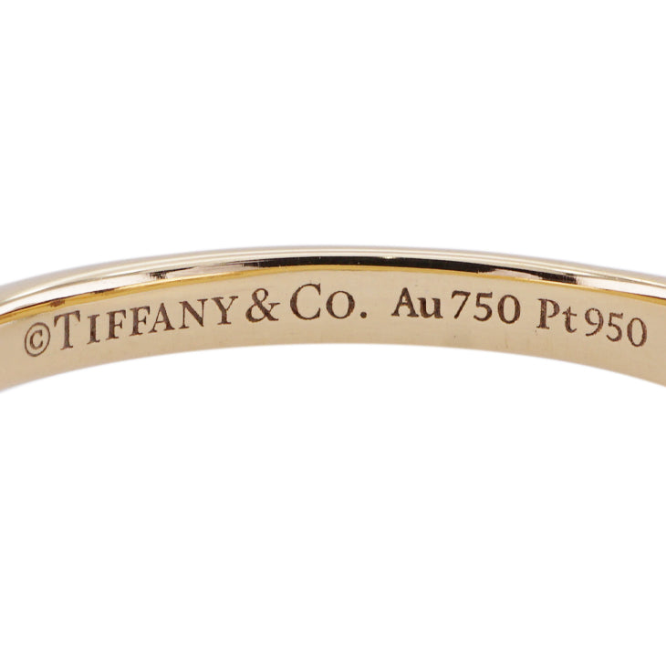 Tiffany & Co. Tiffany & Co. 약혼 반지 플래티넘 골드 솔리테어 Tiffany & Co. 링 PT950/750YG 옐로우 골드 다이아몬드 반지 약혼 반지 설정