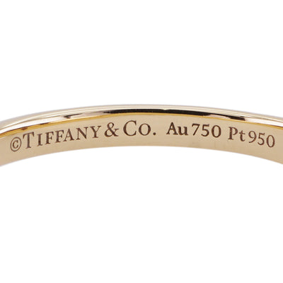 ティファニー TIFFANY&Co. エンゲージメント リング プラチナ　ゴールド ソリテール ティファニー セッティング リング 指輪 Pt950/750YG イエローゴールド ダイヤリング 婚約指輪