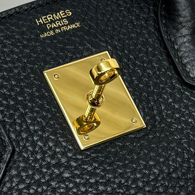 HERMES 헤르메스 Birkin 30 Birkin 30 토트 백 토고 누아 블랙 골드 하드웨어