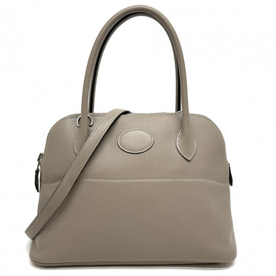 HERMES HERMES Bolide 27 Bolide 27 Bag, Tote Bag, Shoulder Bag, Swift, Etoop, Grey, Greige, Silver Fittings, Handbag, Vo Swift