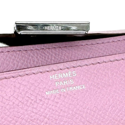 HERMES 헤르메스 Constance long to go Constance long to go 지갑 롱 지갑 Epson Mauve Silvestle Pink Silver Metal Fittings Vo Epson