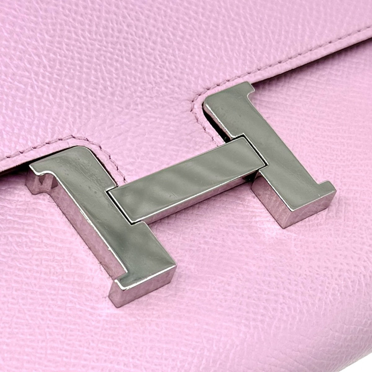 HERMES 헤르메스 Constance long to go Constance long to go 지갑 롱 지갑 Epson Mauve Silvestle Pink Silver Metal Fittings Vo Epson