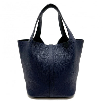 HERMES HERMES Picotin lock MM Picotin lock MM Picotin lock 22 Tote bag Torillon Clemence Blue Nuits Navy Gold hardware