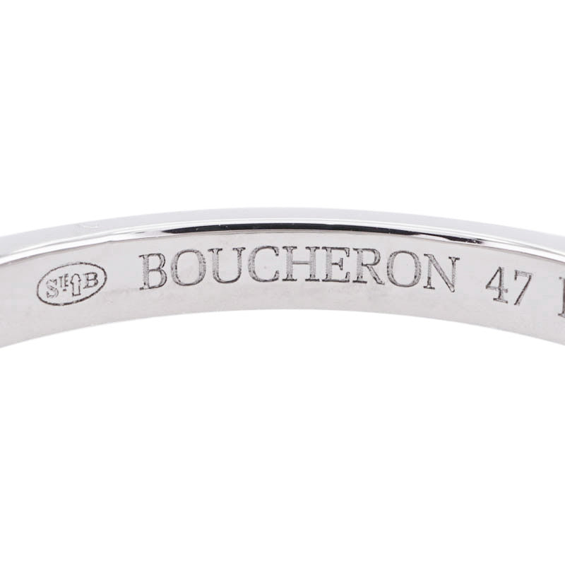 ブシュロン BOUCHERON クル ド パリ リング スモール JAL01160 キャトル リング 指輪 Pt950 シルバー 結婚指輪 マリッジリング プラチナ