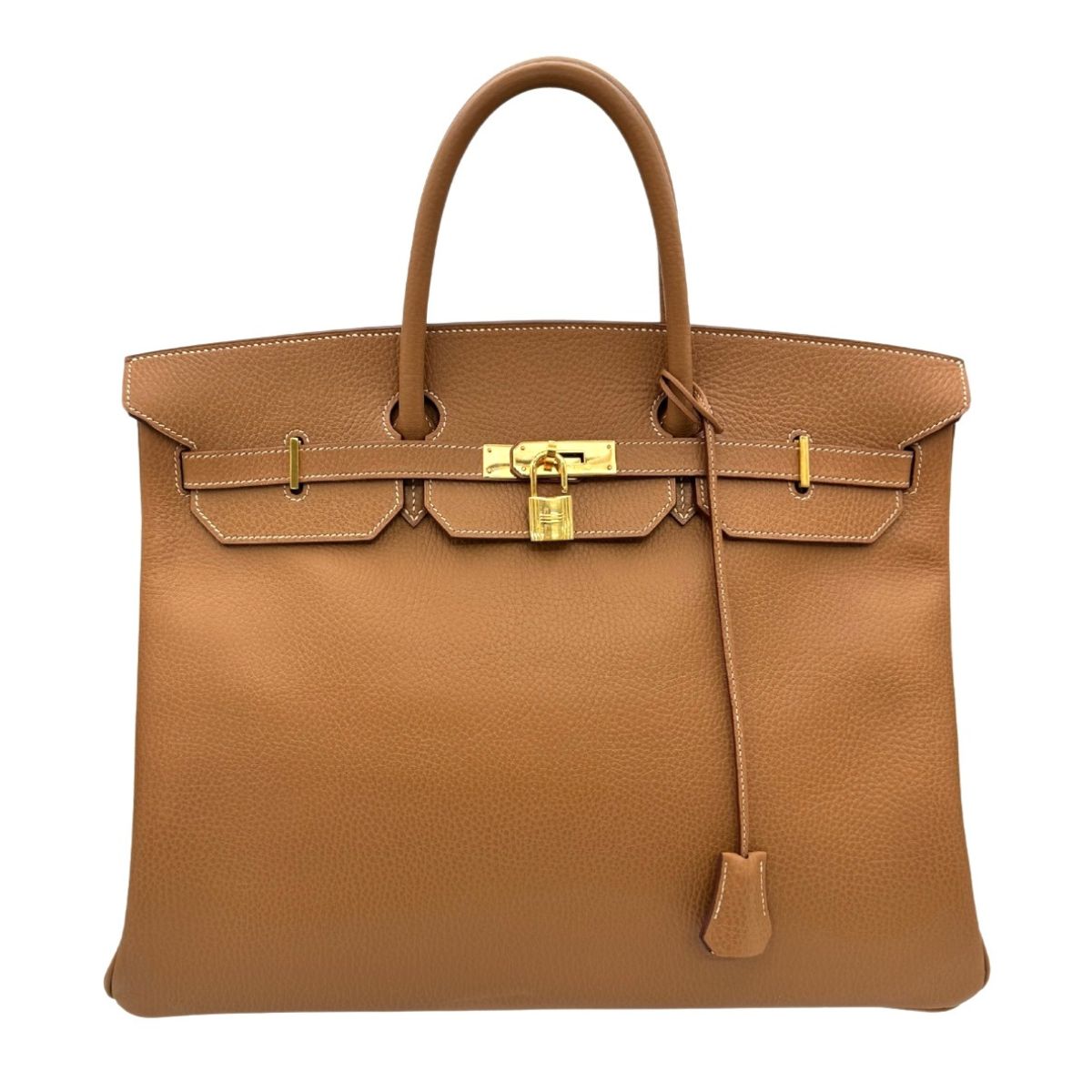 HERMES 헤르메스 Birkin 40 Birkin 40 가방, 토트 백, Ardennes, 금, 갈색, 갈색, 금 피팅