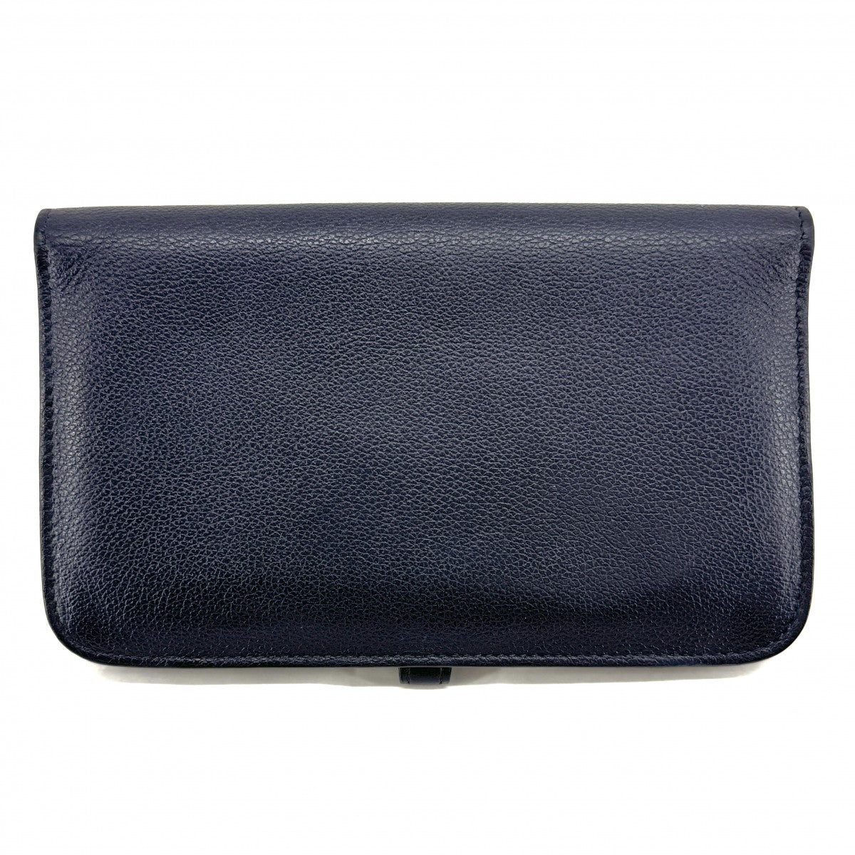 HERMES HERMES Dogon GM Dogon GM Dogon duo Wallet, long wallet, long wallet, togo, blue nuit, navy, navy, silver hardware