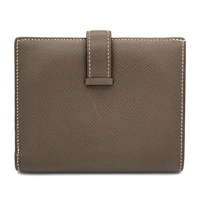 HERMES 爱马仕 Bearn compact Bearn compact 钱包，比福尔德钱包，迷你钱包，迷你钱包，Epson，Etoup，Grey，Greige，Silver Fittings，vo Epson