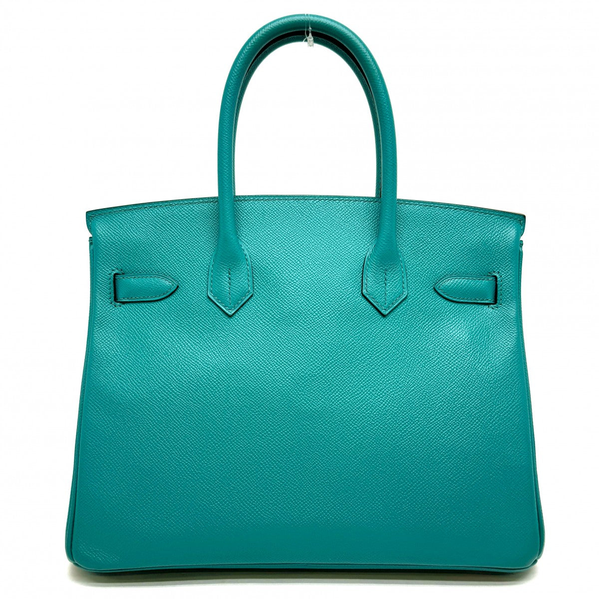 HERMES HERMES Birkin 30 Birkin 30 Bag Tote Bag Epson Blue Paon Blue Green Blue Green Silver Metal Fittings Vaugh Epson