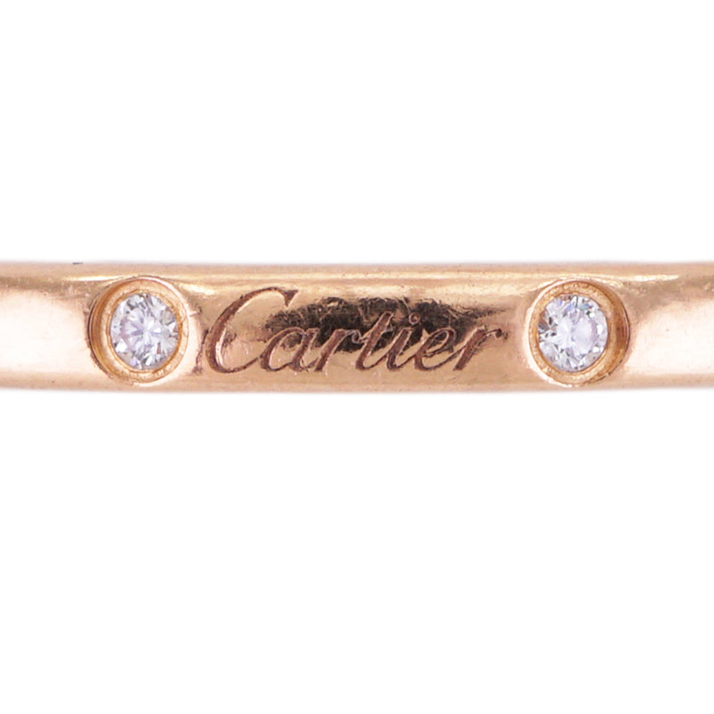 カルティエ Cartier バレリーナ カーブ ウェディング リング バレリーナカーブウェディング リング BALLERINE WEDDING BAND リング 指輪 750PG ゴールド 結婚指輪　マリッジリング 　ピンクゴールド　ペア