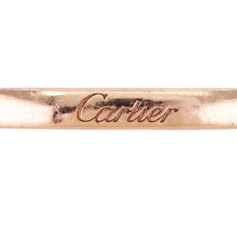 カルティエ Cartier バレリーナ カーブ ウェディング リング バレリーナカーブウェディング リング BALLERINE WEDDING BAND リング 指輪 750PG ゴールド 結婚指輪　マリッジリング 　ピンクゴールド　ペア