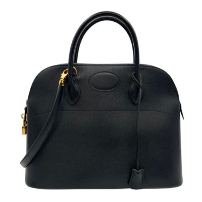 HERMES HERMES Bolide 35 Bolide 35 Bag, Tote Bag, Shoulder Bag, Kushbell, Navy, Navy, Gold Fittings