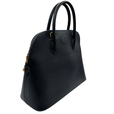 HERMES HERMES Bolide 35 Bolide 35 Bag, Tote Bag, Shoulder Bag, Kushbell, Navy, Navy, Gold Fittings