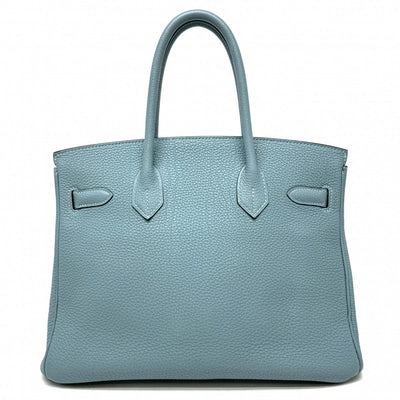 HERMES 헤르메스 Birkin 30 Birkin 30 토트 백 토고 시엘 블루 실버 하드웨어