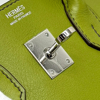 HERMES 헤르메스 Birkin 25 Birkin 25 가방 토트 백 스위프트 아니스 녹색 녹색 은색 실버 메탈 피팅 VO 스위프트