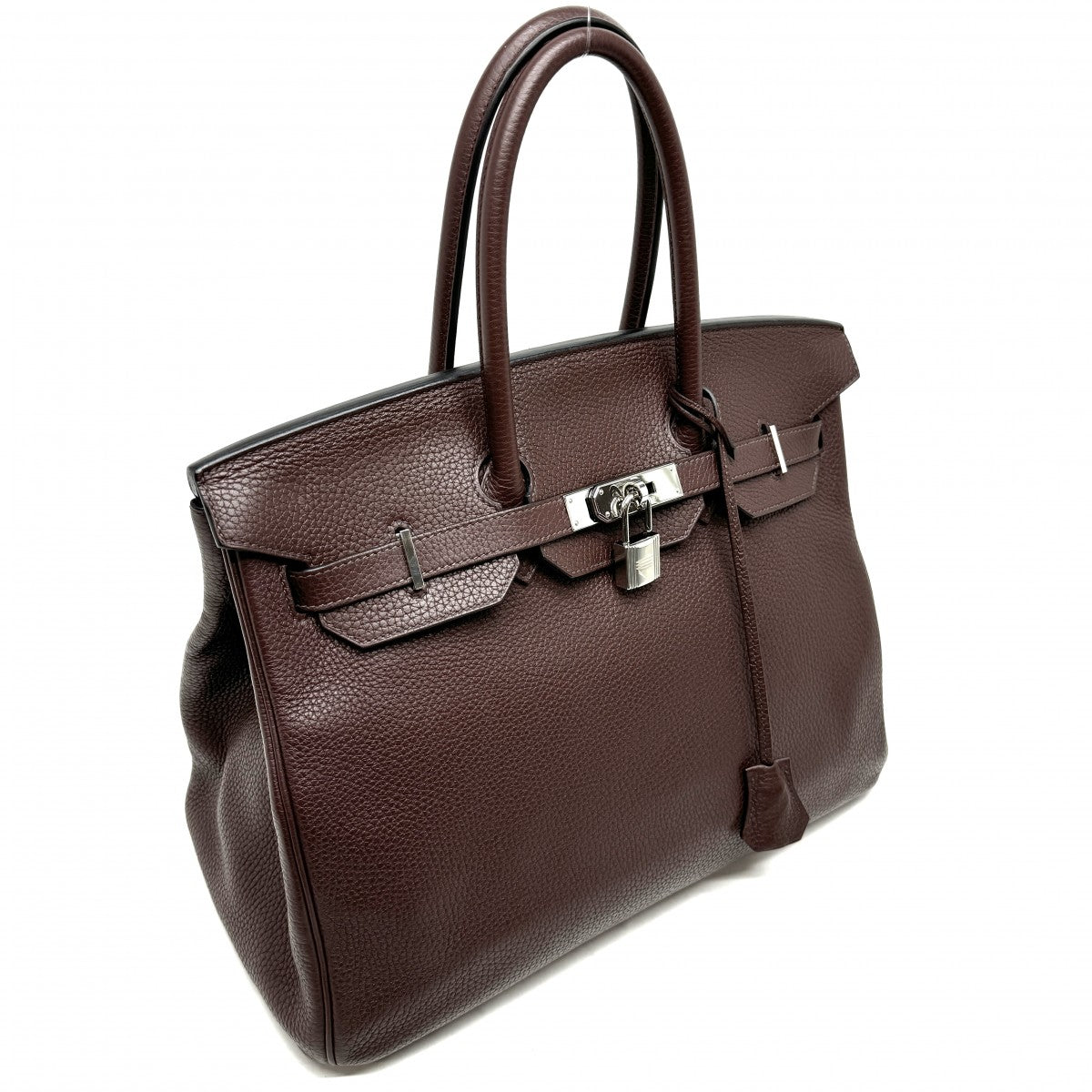 HERMES 헤르메스 Birkin 35 Birkin 35 토트 백 토리 온 클레멘스 브라운 실버 하드웨어