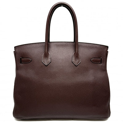 HERMES 헤르메스 Birkin 35 Birkin 35 토트 백 토리 온 클레멘스 브라운 실버 하드웨어