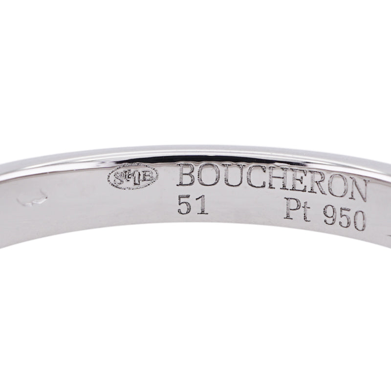 BOUCHERON BOUCHERON Clou de paris ring medium Quatre ring　Quatre clou de Paris Cattle Ring Pt950 Platinum Wedding Ring Marriage Ring Platinum