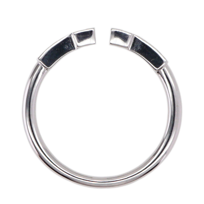 Tiffany & Co. TIFFANY&Co. Wire Ring T-Wire 18K White Gold Tiffany & Co. T-ring ring 750WG silver