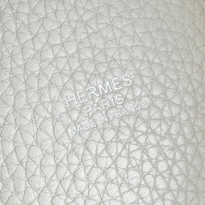 エルメス HERMES ピコタンロックMM ピコタンロック MM ピコタンロック22 バッグ トートバッグ トリヨンクレマンス クレ アイボリー シルバー金具