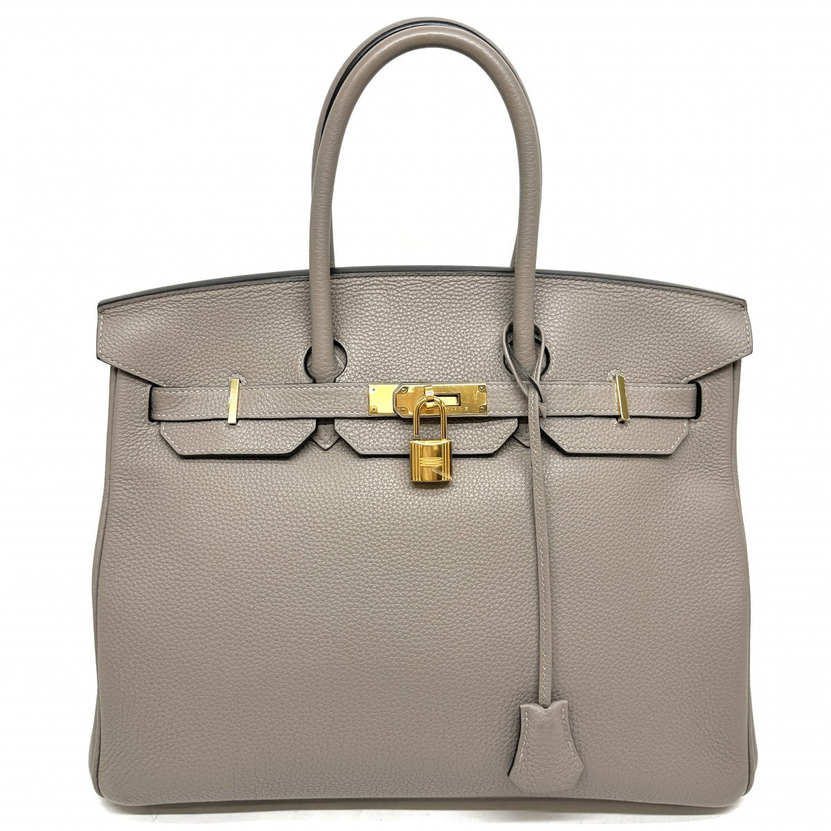 HERMES HERMES Birkin 35 Birkin 35 Bag, Tote Bag, Togo Etoup, Beige, Greige, Gold Hardware, Handbag