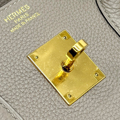 HERMES HERMES Birkin 35 Birkin 35 Bag, Tote Bag, Togo Etoup, Beige, Greige, Gold Hardware, Handbag