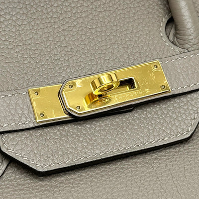 HERMES HERMES Birkin 35 Birkin 35 Bag, Tote Bag, Togo Etoup, Beige, Greige, Gold Hardware, Handbag