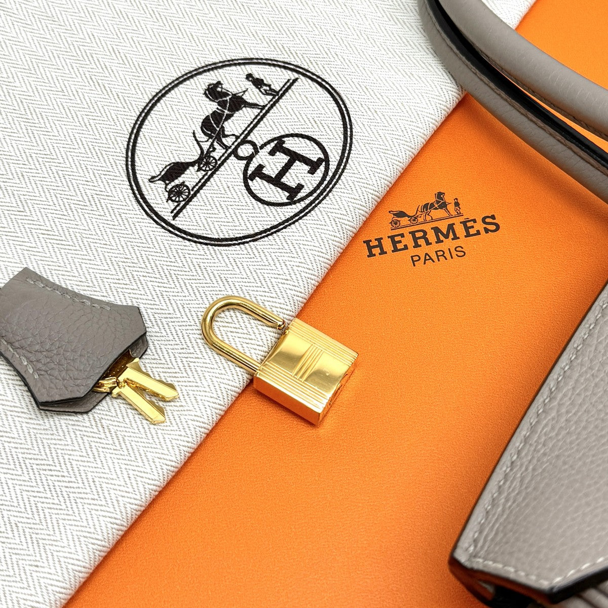 HERMES HERMES Birkin 35 Birkin 35 Bag, Tote Bag, Togo Etoup, Beige, Greige, Gold Hardware, Handbag