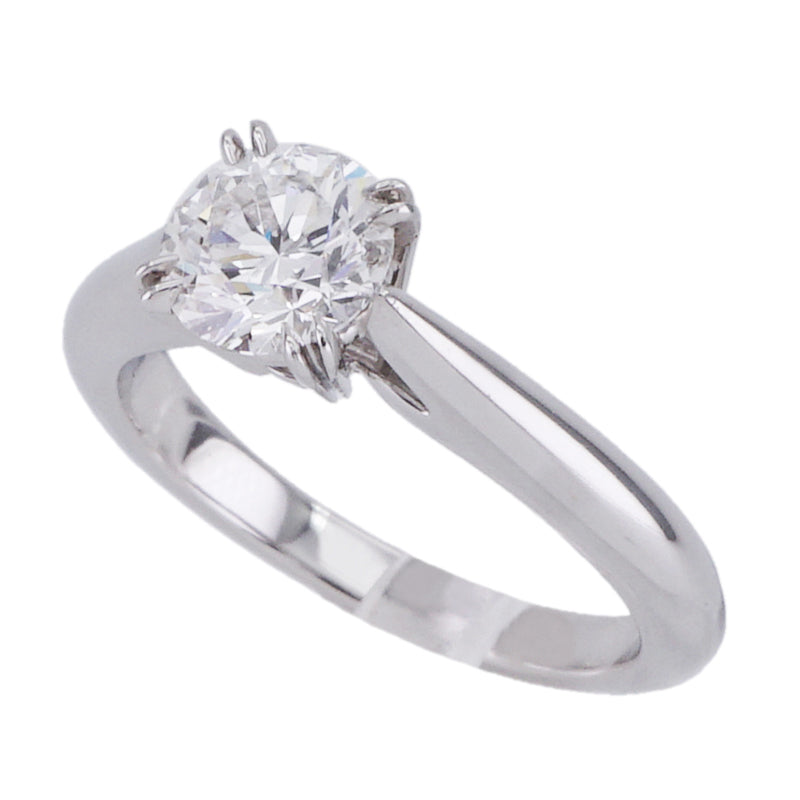 HARRY WINSTON HARRY WINSTON Round Cut Solitaire Ring Round Cut Solitaire Ring Solitaire Engagement Ring Ring Pt950 Silver Diamond Ring Engagement Ring Platinum