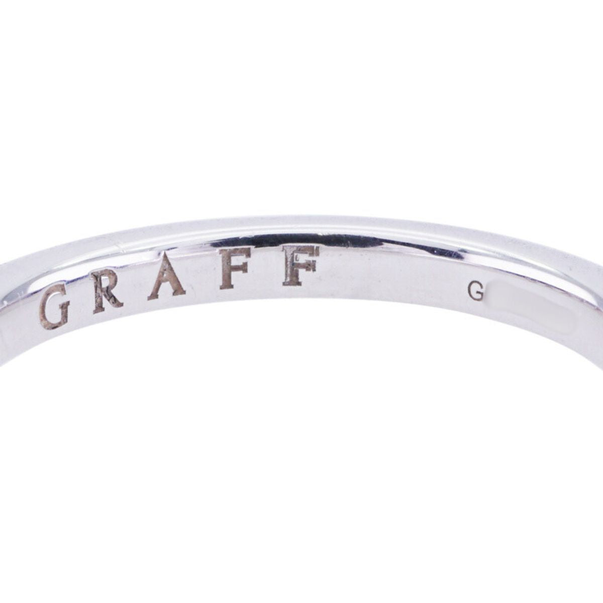 GRAFF GRAFF D Shape Wedding Band Ring D Shape Wedding Band Ring Ring Pt950 Silver Diamond Ring Wedding Ring Marriage Ring Platinum