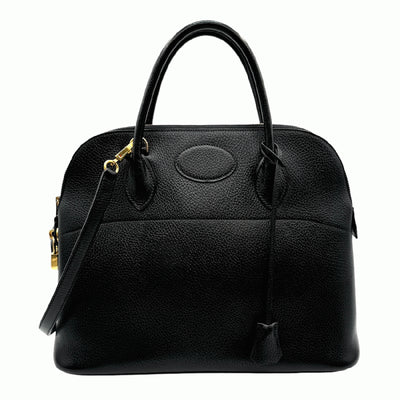 HERMES HERMES Bolide 35 Bolide 35 Bag, Tote Bag, Shoulder Bag, Ardennes, Noir, Black, Gold Fittings