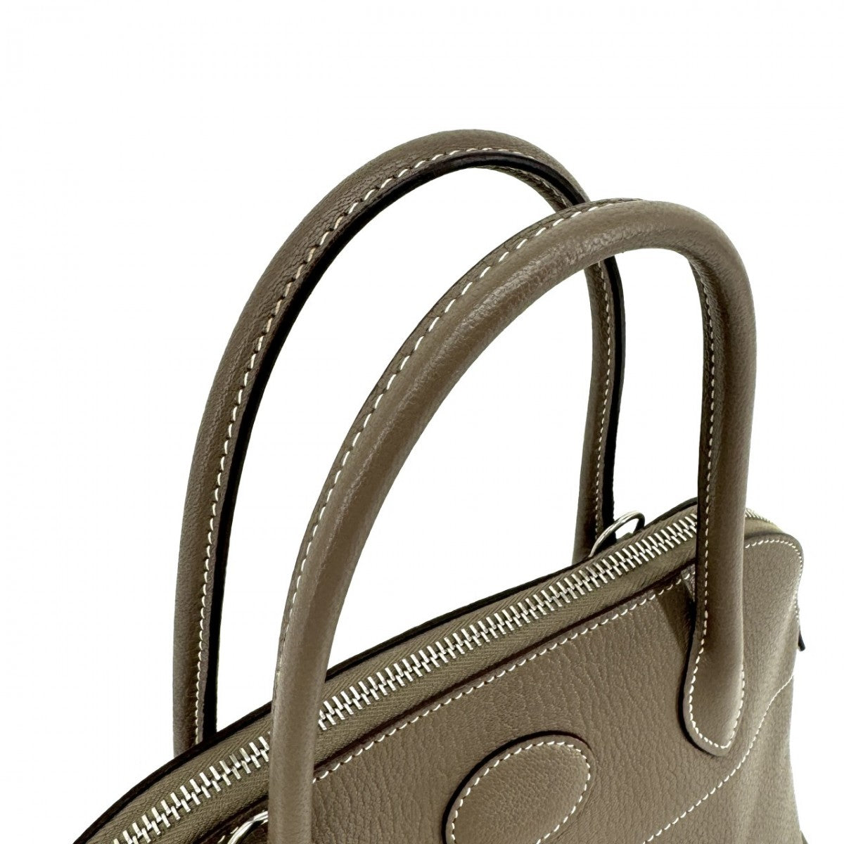 HERMES HERMES Bolide 27 Bolide 27 chevre mysore Bag, tote bag, shoulder bag, chevre etoup, grey, grey, silver hardware, handbag