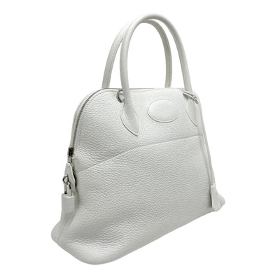 HERMES HERMES Bolide 31 Bolide 31 Bag, Tote bag, Shoulder bag, Torillon Clemence, White, Silver hardware