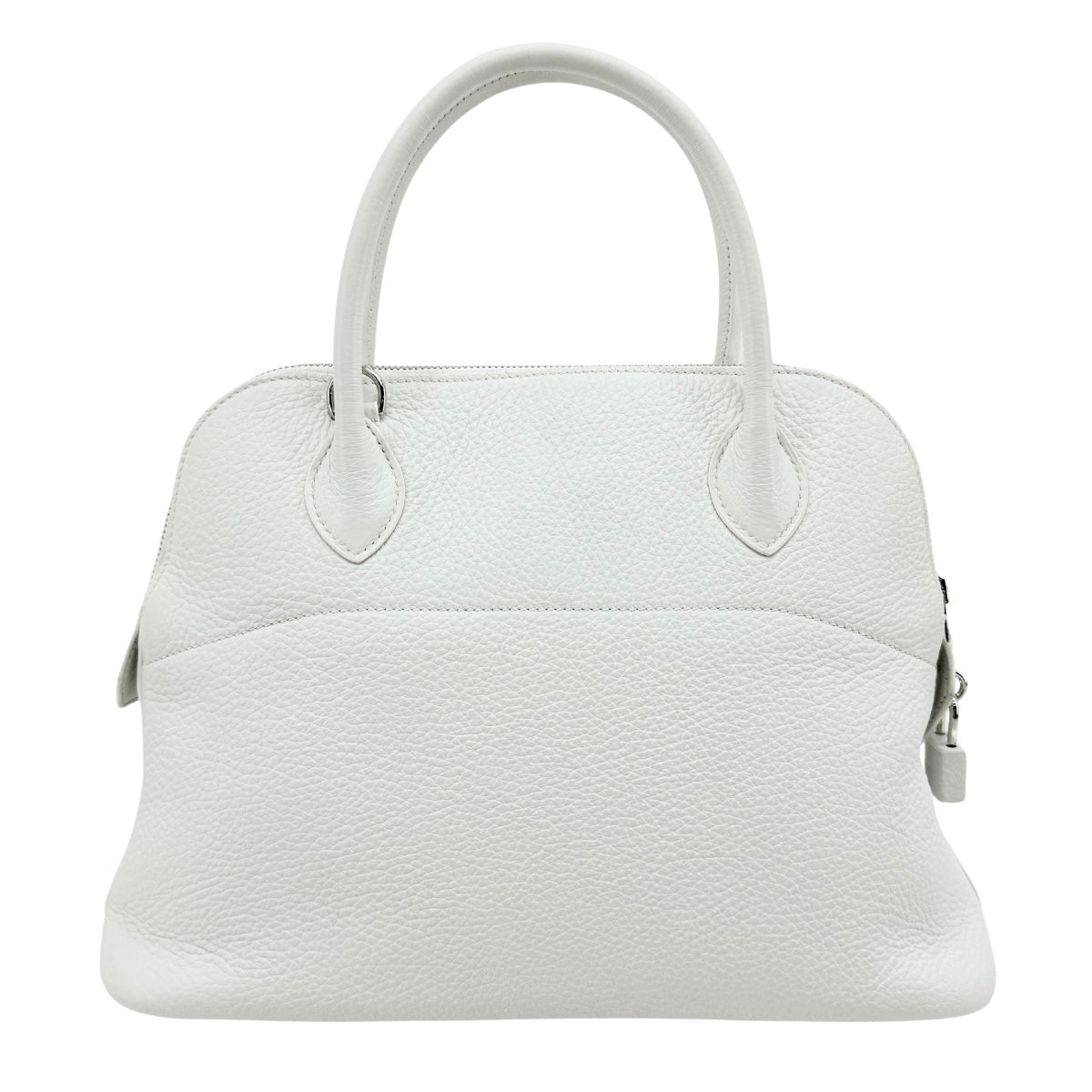 HERMES HERMES Bolide 31 Bolide 31 Bag, Tote bag, Shoulder bag, Torillon Clemence, White, Silver hardware