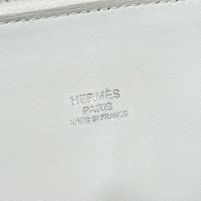 HERMES HERMES Bolide 31 Bolide 31 Bag, Tote bag, Shoulder bag, Torillon Clemence, White, Silver hardware