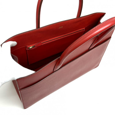 HERMES 爱马仕 Whitebus GM Whitebus GM 袋子手提袋Epson红色黄金硬件Vaugh Epson