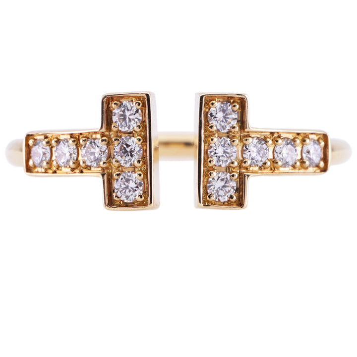 ティファニー TIFFANY&Co. ダイヤモンド ワイヤー リング Tワイヤー
