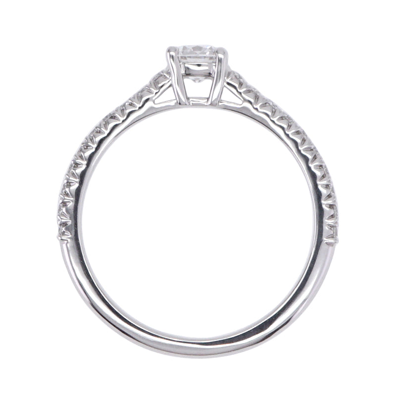 Tiffany & Co. TIFFANY&Co. Novo Half Eternity Ring Ring Pt950 Platinum Half Circle Wedding Ring Diamond Ring Marriage Ring Diamond Platinum