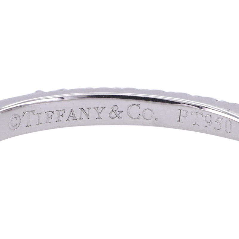 Tiffany & Co. TIFFANY&Co. Novo Half Eternity Ring Ring Pt950 Platinum Half Circle Wedding Ring Diamond Ring Marriage Ring Diamond Platinum