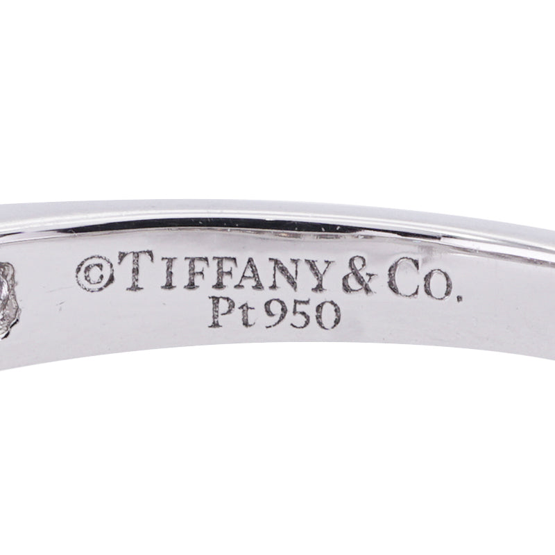 ティファニー TIFFANY&Co. エンゲージメント リング チャネル セット ダイヤモンド バンド プラチナ ハーフエタニティ ハーフサークル ティファニー　ソリテール　チャネルセッティング リング 指輪 Pt950 シルバー ダイヤリング ハーフエタニティ ハーフサークル 婚約指輪